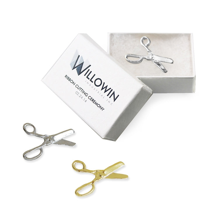 Engraving, Awards & Gifts Scissors Lapel Pins, Silver Finish Lapel Pin